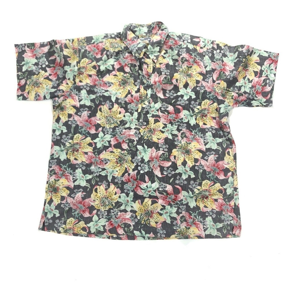 >>SOLD<<Reyn Spooner Barkcloth Hawaiian Mens XL